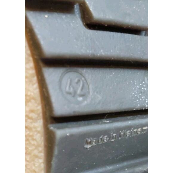 Remonte Bootie Womens 10.5 EU 42 Leather Brown wool Lined Zip Ankle Boots Grunge - Picture 11 of 11